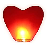 JRing Farolillos Voladores- Farolillos de Corazón Rojos (Pack 1)
